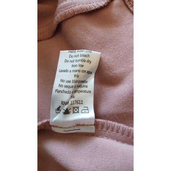 Pink women jacket with zip asymmetrical Embroidered Back size large - Picture 9 of 14